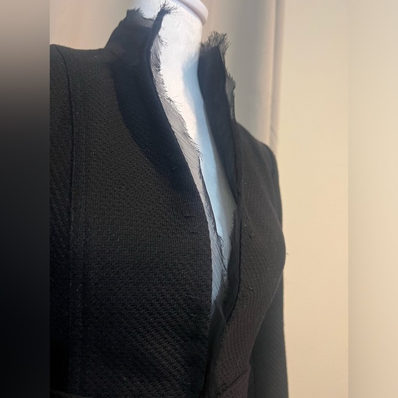 WHBM Blazer with Sheer Trim Detail - Picture 2 of 6